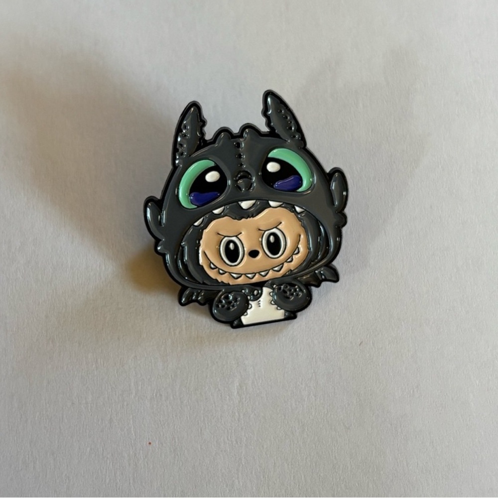 Cute Labubu Dragon Enamel Pin